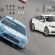 Kevin Harvick at Kansas Speedway (photo), the production Ford Fusion (pasted image).